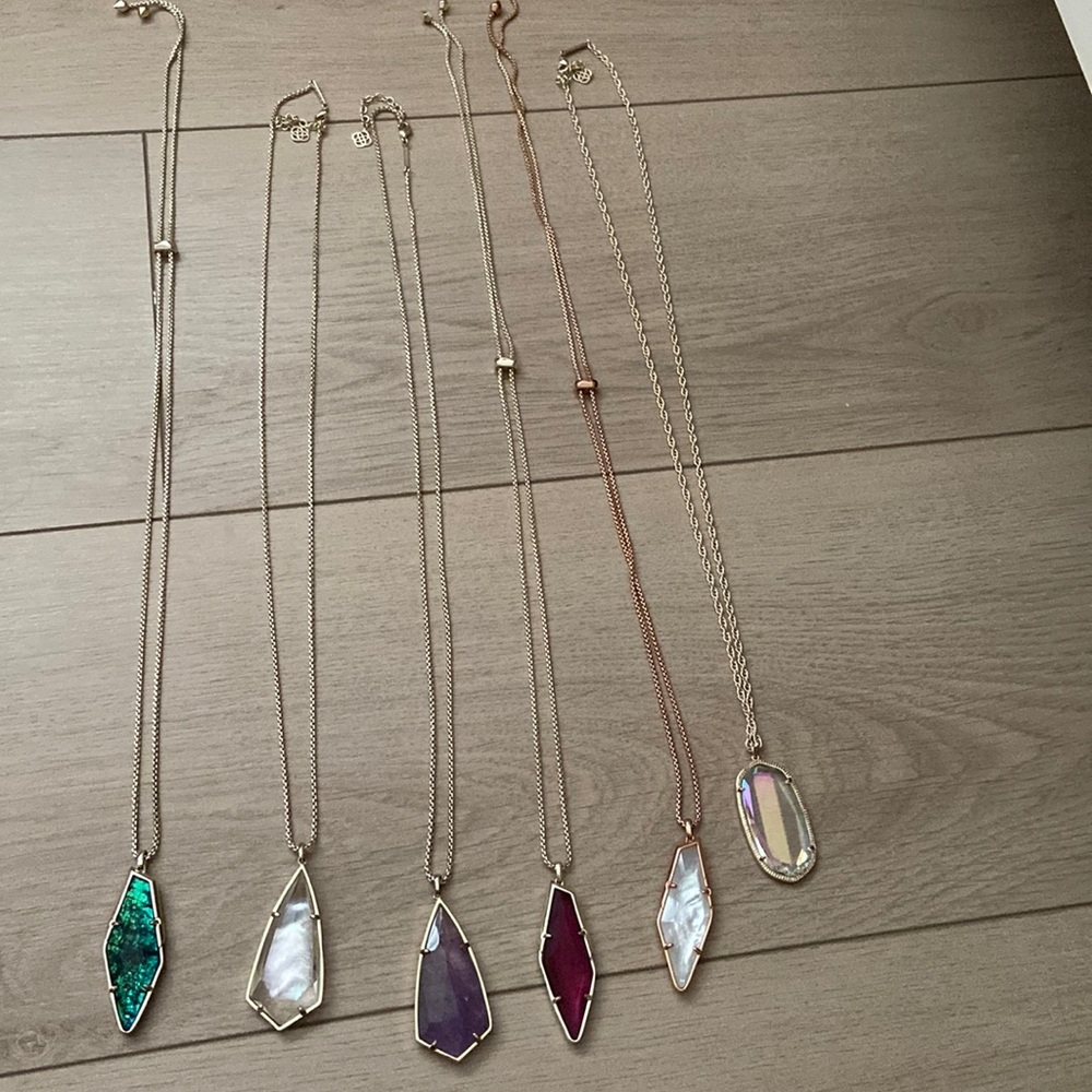 Kendra Scott 6 pendant necklaces bundle
